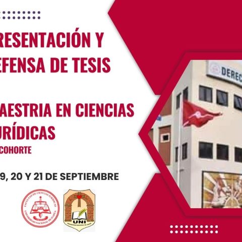 Presentación y Defensa de tesis