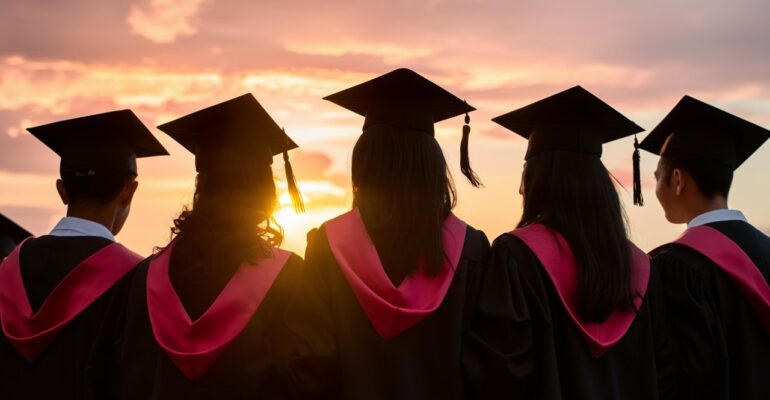 alumnos-graduados-con-sus-gorros