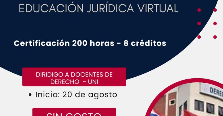 educacion virtual derecho