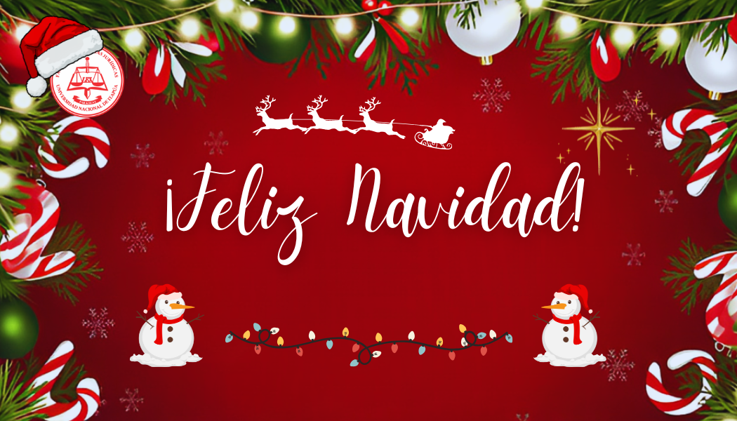 Red and White Christmas Business Card Landscape (1)