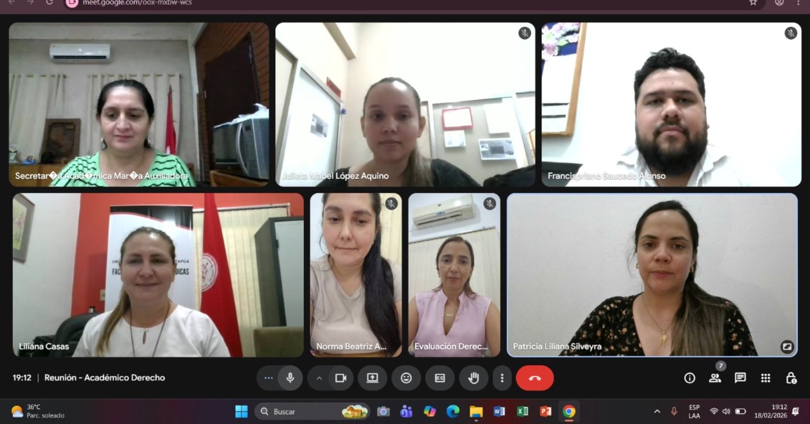 reunión académica 2026