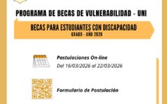 beca vulnerabilidad discapacitado