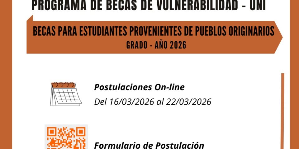 beca vulnerabilidad pueblos originarios