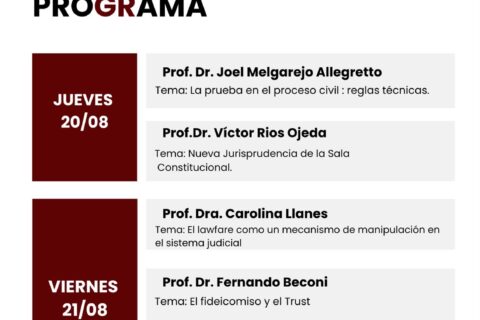 XI Congreso Departamental de Derecho