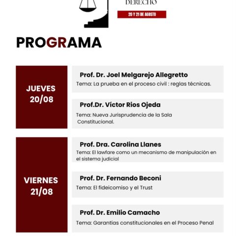 XI Congreso Departamental de Derecho