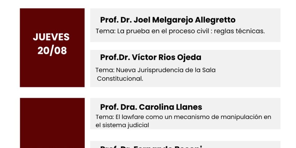 XI Congreso Departamental de Derecho